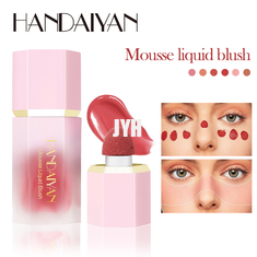 7g Makeup Liquid Blush 6 Colors Long Wearing Smudge Proof Soft Cream Blush For Cheeks