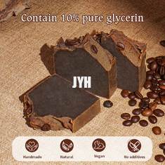 80G/pcs Coffee Facial Soap Cold Process Fruit Scented Hand Soap