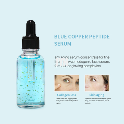 GHK-CU Essence Face Serum 24K Gold Blue Copper Peptide Serum