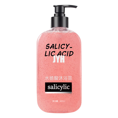 Exfoliating Natural Shower Gel with Shea Butter Salicylic Acid Body Natural Shower