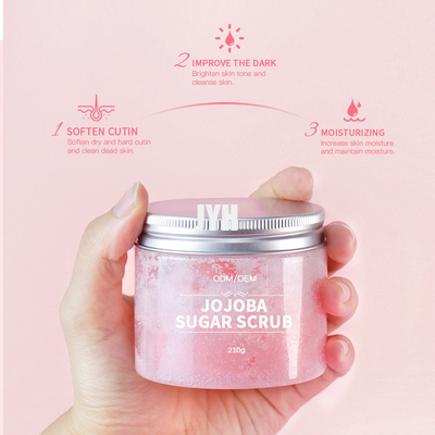 Organic OEM Skin Care Products Whipped Jojoba Oil Whitening Facial Body Scrub