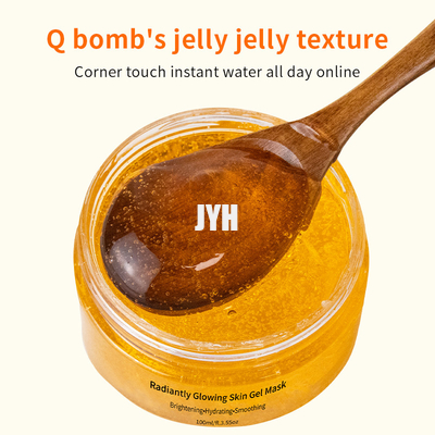 100ml Radiantly Turmeric Glowing Skin Gel Mask With Tranexamic Acid Glutathione