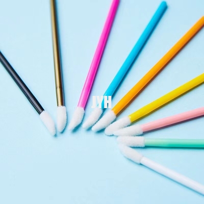 50pcs Nylon Hair Disposable Lip Brush Lipstick Applicator Brush