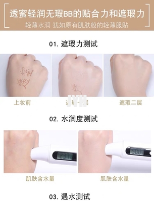 Korea Air Cushion CC Cream Foundation Brighten Waterproof