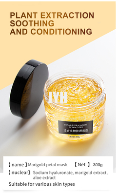 Marigold Petal Facial Clay Mask For Pores PEARL Hyaluronic Acid Glycerin