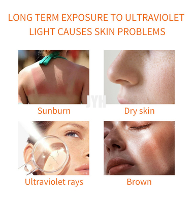 UVA UVB PA 50+++ Water Base Sunblock Face Makeup Cosmetics For Neck