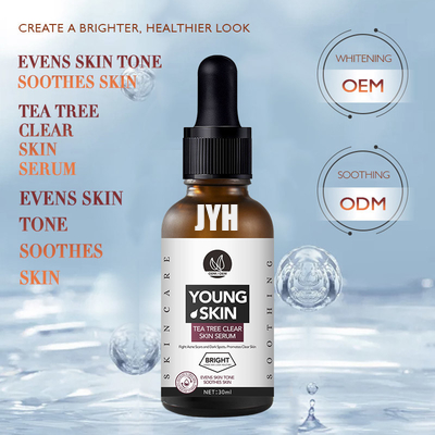 1oz/30ml OEM Organic Tea Tree Relief Essence Face Serum Repair Acne Pimple Remover