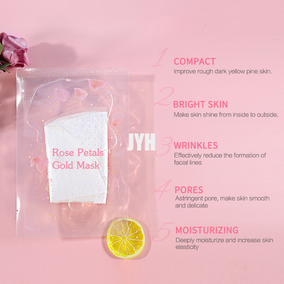 OEM Private Label Hydrating Sheet Mask Brightening Skin Petals Facial Mask GMPC