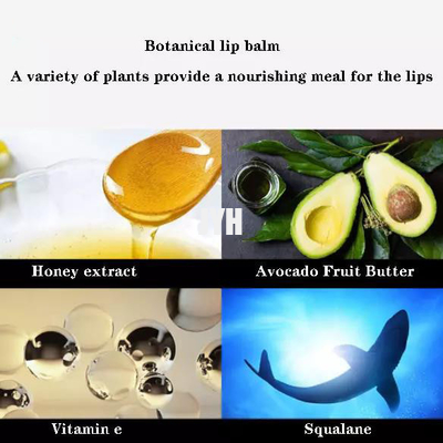 Black Tube Mint Moisturizing Men Skincare Lip Balm Natural Organic Vegan ISO GMPC