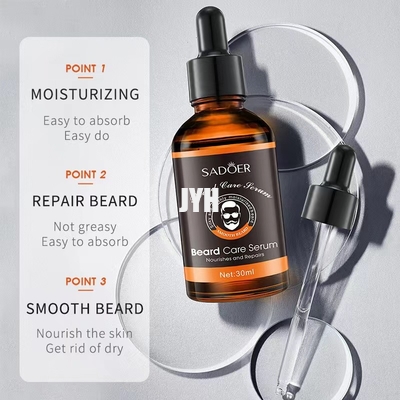 30ml Mens Skincare Products Beard Oil Moisturizing Soften Growth Beard Care