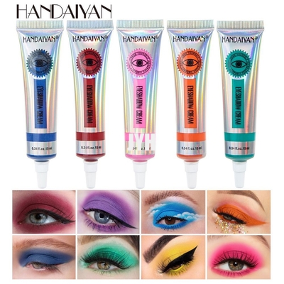Metallic Face Makeup Cosmetics 12 Colors Waterproof Makeup Eyeshadow