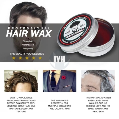 60g/pc Mens Cream Pomade Medium Hold Water Based All Day Hold Premium Hair Styling Wax