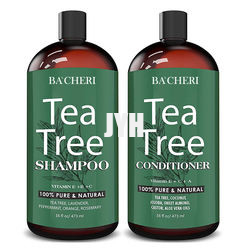 470ml Vitamin C+E Tea Tree Shampoo And Conditioner Sets Organic Natural Repair Damaged Hair