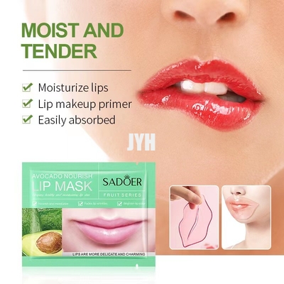 Collagen Crystal Pink Lip Care Gel Masks For Moisturizing Anti Wrinkle Firms Hydrates Lips