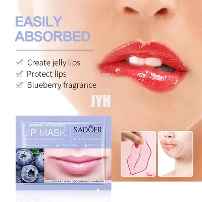 Collagen Crystal Pink Lip Care Gel Masks For Moisturizing Anti Wrinkle Firms Hydrates Lips