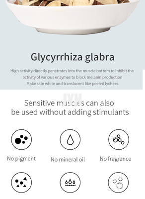 Whitening Facial Licorice Brightening Serum With Hyaluronic Acid