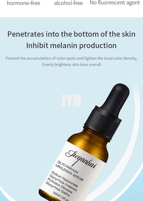 Whitening Facial Licorice Brightening Serum With Hyaluronic Acid
