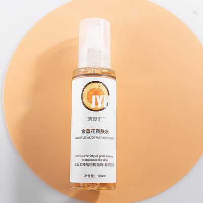 Natural Organic Facial Toner Skin Toner Whitening Calendula Facial Toner 100ml