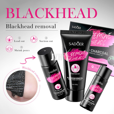 70ml Mens Skincare Products Bamboo Charcoal Blackhead Removal Care Kit