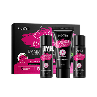 70ml Mens Skincare Products Bamboo Charcoal Blackhead Removal Care Kit