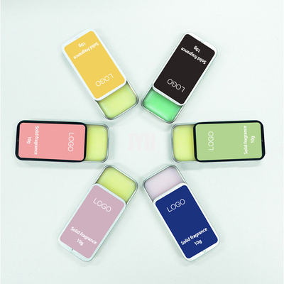 10g 100% Natural Facial Skin Care Products Travel Friendly Convenient Tin Solid Cologne For Men Bourbon