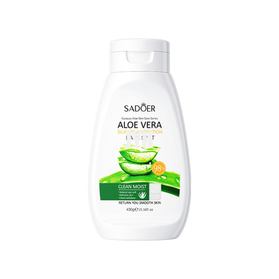 430g Aloe Vera Bath Salts Smoothing Skin Tender Body Wash Light Exfoliating