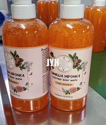 Custom Natural Shower Gel 5% Vitamin B3 4.6% BHA Salicylic Acid Body Cleanser