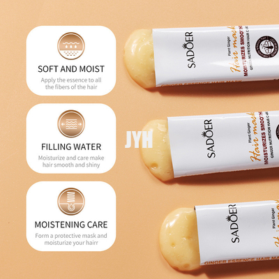 10g Bodycare Cosmetics Ginger Extract Nutrition Hair Care Moist And Soft Texture Improve Dry Forked Hair Mask