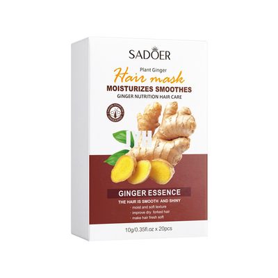 10g Bodycare Cosmetics Ginger Extract Nutrition Hair Care Moist And Soft Texture Improve Dry Forked Hair Mask