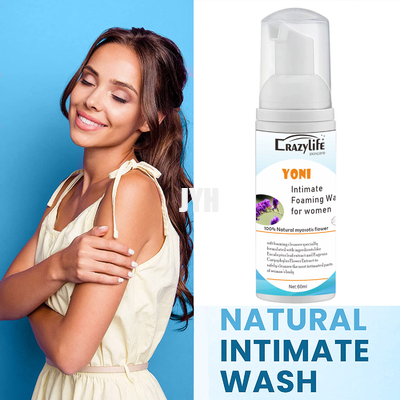 60ML Feminine Intimate Foaming Wash Balances Women Vaginal Health PH