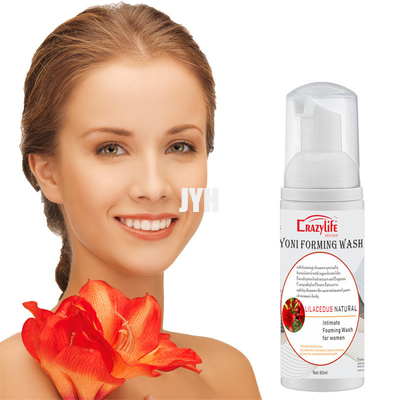 Unscented Scent OEM Skin Care Products Odor Lily Gynecological Yoni Foaming Wash