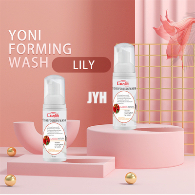 Unscented Scent OEM Skin Care Products Odor Lily Gynecological Yoni Foaming Wash