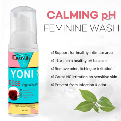 60ML OEM Skin Care Products Sterilize PH Balanced Daily Cleansing Feminine Intimate Care Wash