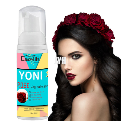 60ML OEM Skin Care Products Sterilize PH Balanced Daily Cleansing Feminine Intimate Care Wash