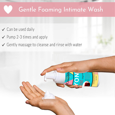 60ML OEM Skin Care Products Sterilize PH Balanced Daily Cleansing Feminine Intimate Care Wash