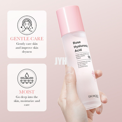 Fine Lines And Wrinkles Rose Face Toner Natural Organic Rose Hyaluronic Acid Water