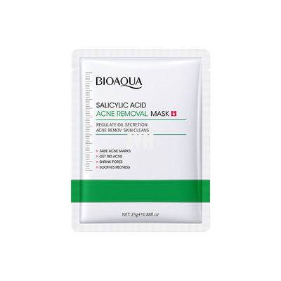 OEM Salicylic Acid Acne Mask Shrink Pores Brightening Moisturizing Facial Sheet Mask