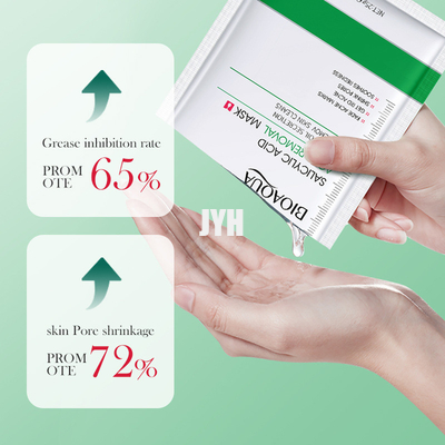OEM Salicylic Acid Acne Mask Shrink Pores Brightening Moisturizing Facial Sheet Mask