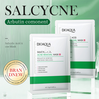 OEM Salicylic Acid Acne Mask Shrink Pores Brightening Moisturizing Facial Sheet Mask