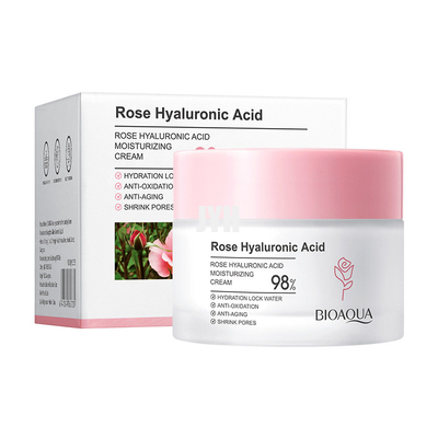 Rose Hyaluronic Acid Moisturizer Facial Cream Brightening Skin Tightening Cream 50g