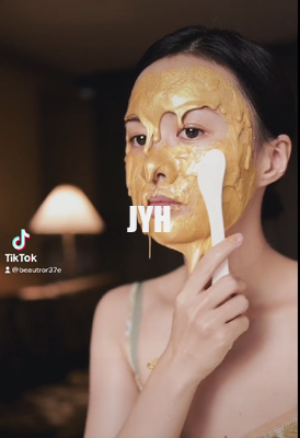 100g Facial Clay Mask Powder 24k Gold Anti Aging Professional Peel Off Jelly Facial Mask