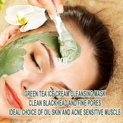 Custom Organic Green Tea Clay Mud Facial Clay Mask Private Label