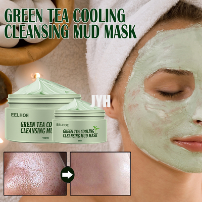 Custom Organic Green Tea Clay Mud Facial Clay Mask Private Label