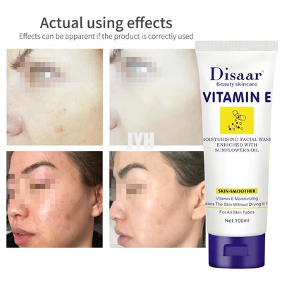 OEM Foaming Facial Cleanser Natural Vitamin E Whitening Facial Cleanser