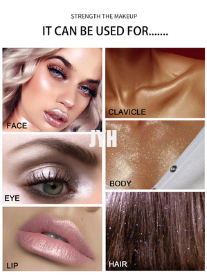 MSDS Makeup Shimmer High Gloss Powder For Face Eyes Lips Hair Body