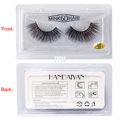 Three Dimensional Thick Imitation Mink False Eyelashes Stage Show Bride Makeup 6D 20mm
