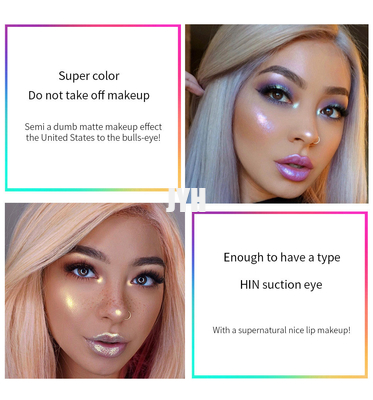 3ml Face Eye Glow Shining Lip Gloss Set 6 Color Shimmer Waterproof Long Lasting Makeup Kit