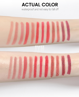 Rotating Sharpenable Matte Lip Liner Crayon Smudge Resistant Hydrating Nude Velvety Feel Lipstick