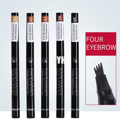Sweatproof Eyebrow Pencil With Micro Fork Tip Applicator Natural Looking