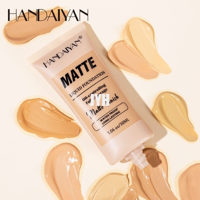 Natural Waterproof Foundation Makeup Conclear Nude Makeup Matte Finish Coverage Long Lasting